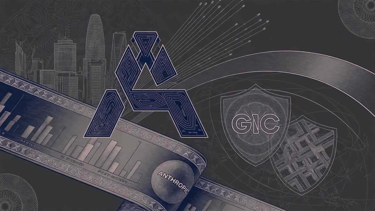 Cover illustration for Anthropic’s $30B Series G — Infrastructure Bet Priced at $380B Post-Money