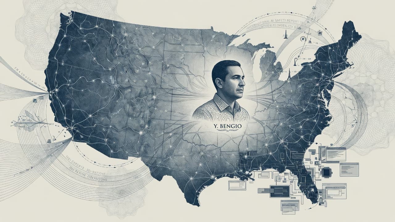 Cover illustration for International AI Safety Report 2026 — Evidence Base Without U.S. Endorsement