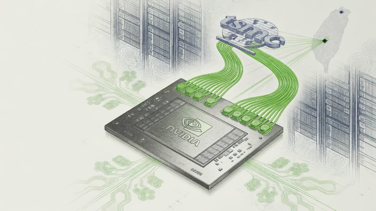 Cover illustration for NVIDIA–TSMC CPO Push — Optics Inside the Package for AI Factories