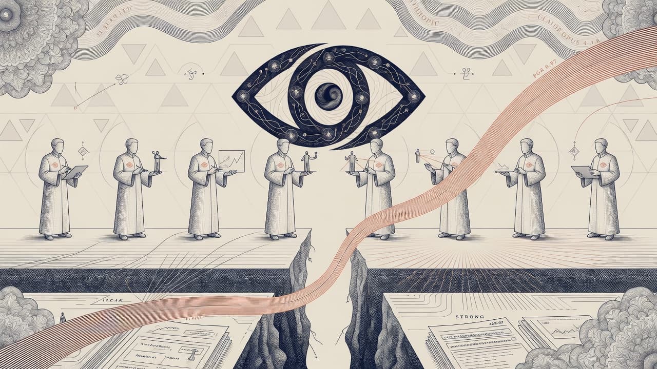 Cover illustration for Automated Alignment Researchers Hit 0.97 PGR — Then Barely Transfer