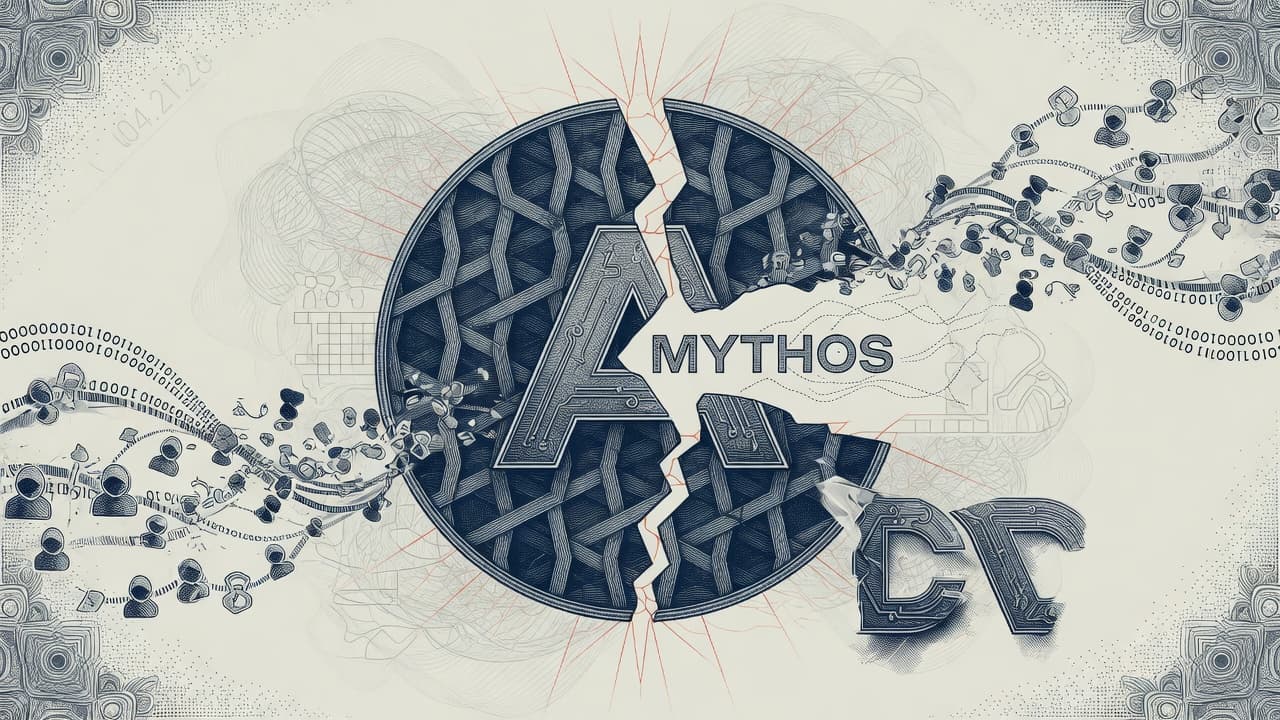 Cover illustration for Mythos Leaked Day One — Via Vendor Environment, Not Anthropic Core