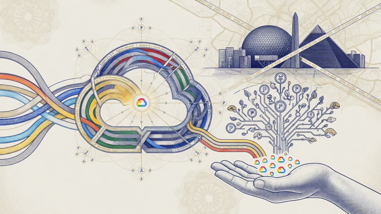 Cover illustration for Google Cloud’s $750M Partner Fund Buys Agentic Adoption, Not Model Leadership