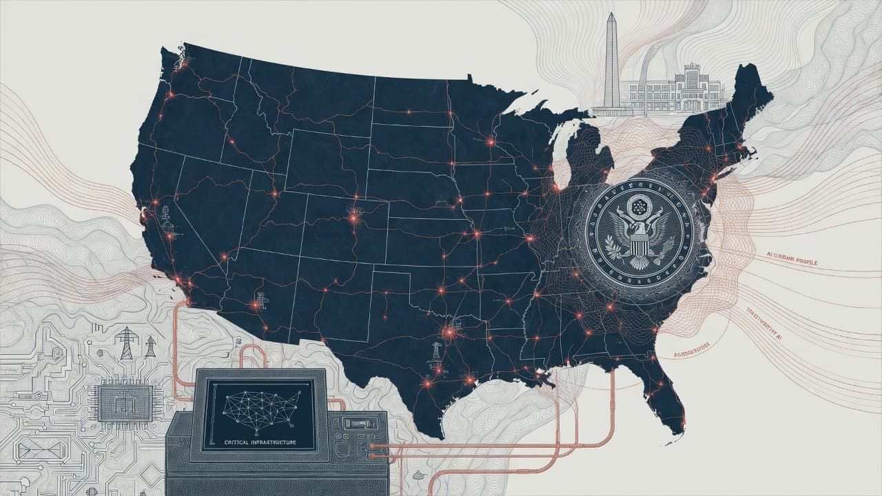 Cover illustration for NIST Starts an AI RMF Profile for Critical Infrastructure — Concept Note, Not a Mandate