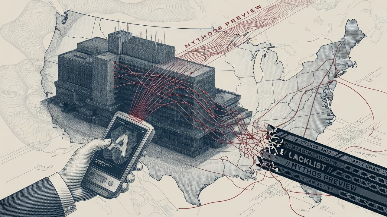 Cover illustration for NSA Runs Mythos While DoD Brands Anthropic a Supply-Chain Risk