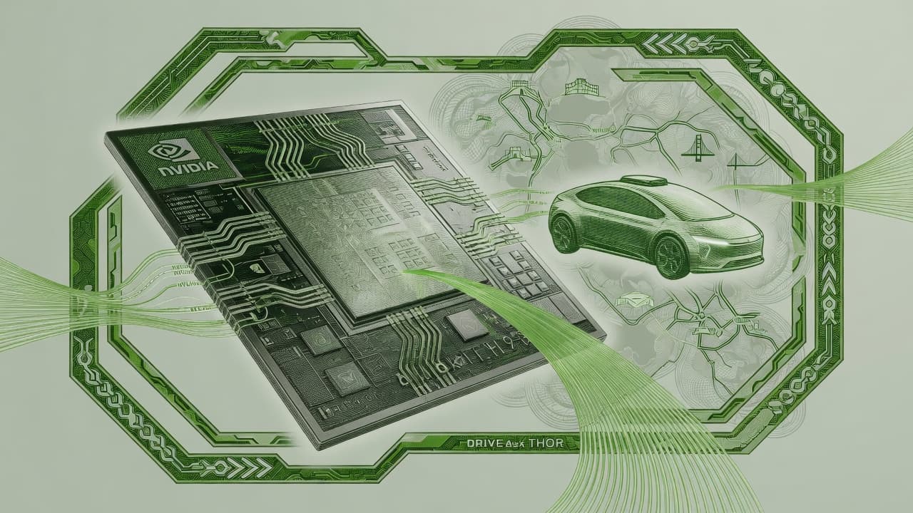 Cover illustration for Pony.ai’s Thor L4 Controller: 4,000 FP4 TFLOPS on DRIVE Hyperion