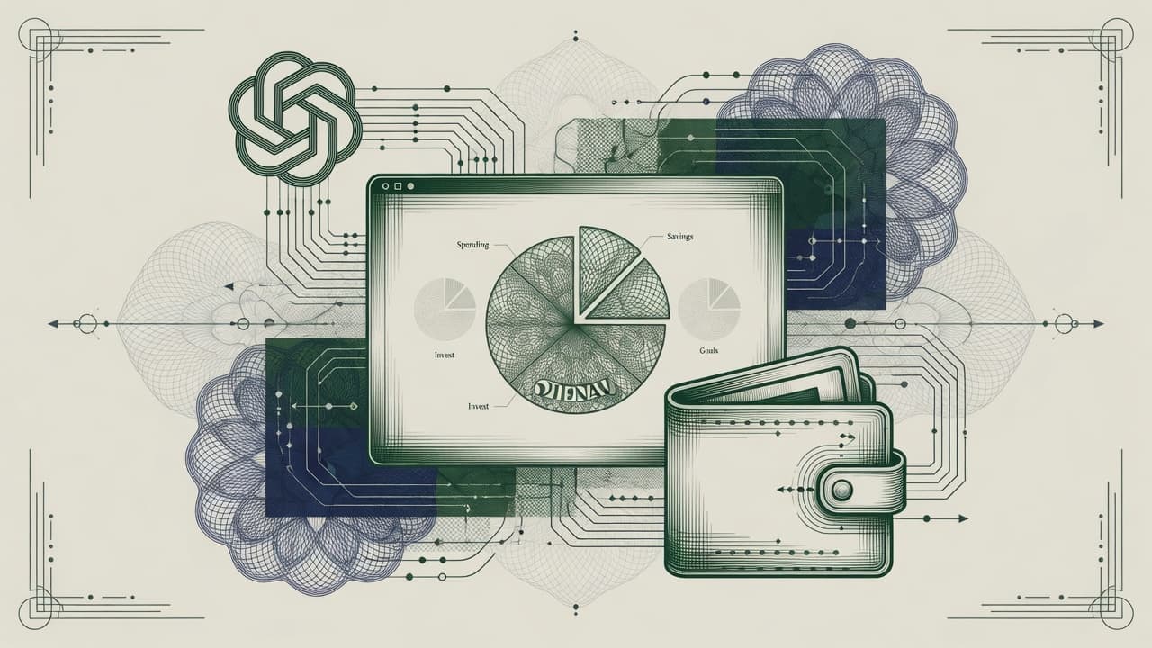 Cover illustration for ChatGPT Personal Finance Preview: Ground Advice in Real Accounts — U.S. Pro First
