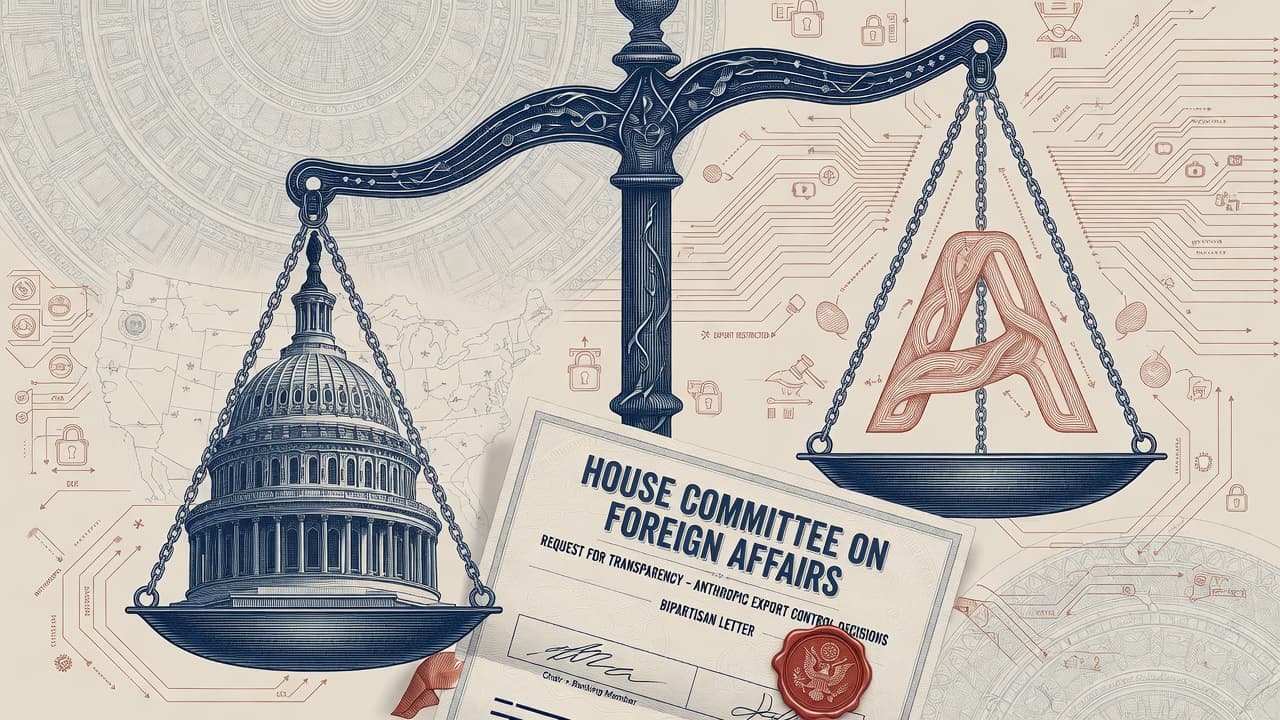 Cover illustration for House Letter on Fable Freeze: First Congressional Oversight of Model-Level Export Shock