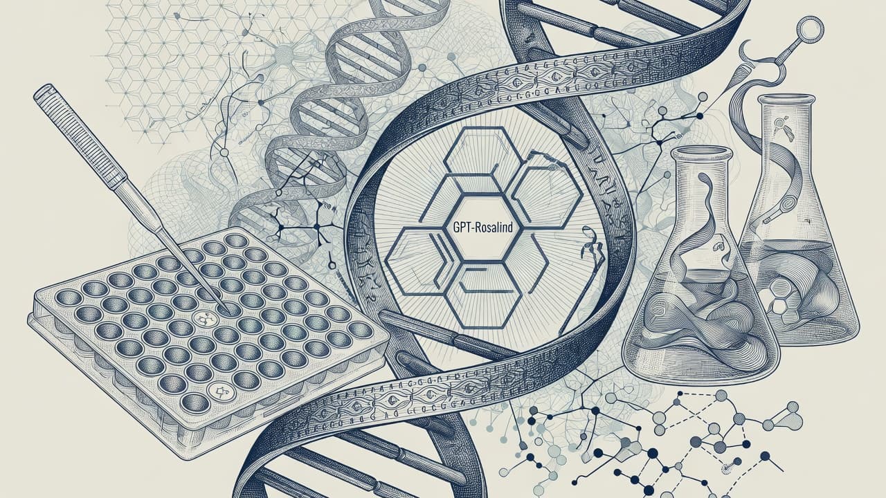 Cover illustration for GPT-Rosalind Update: Domain Scientific Models Under Request Access, Not Open Chat