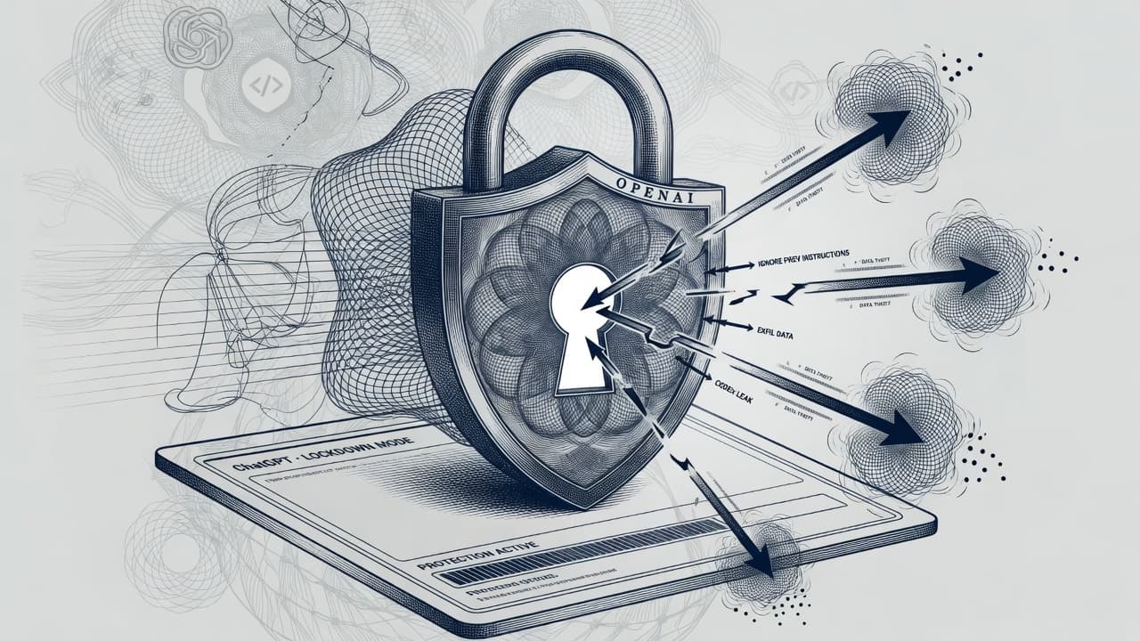 Cover illustration for ChatGPT Lockdown Mode: Deterministic ‘Disable the Hands’ When Classifiers Aren’t Enough