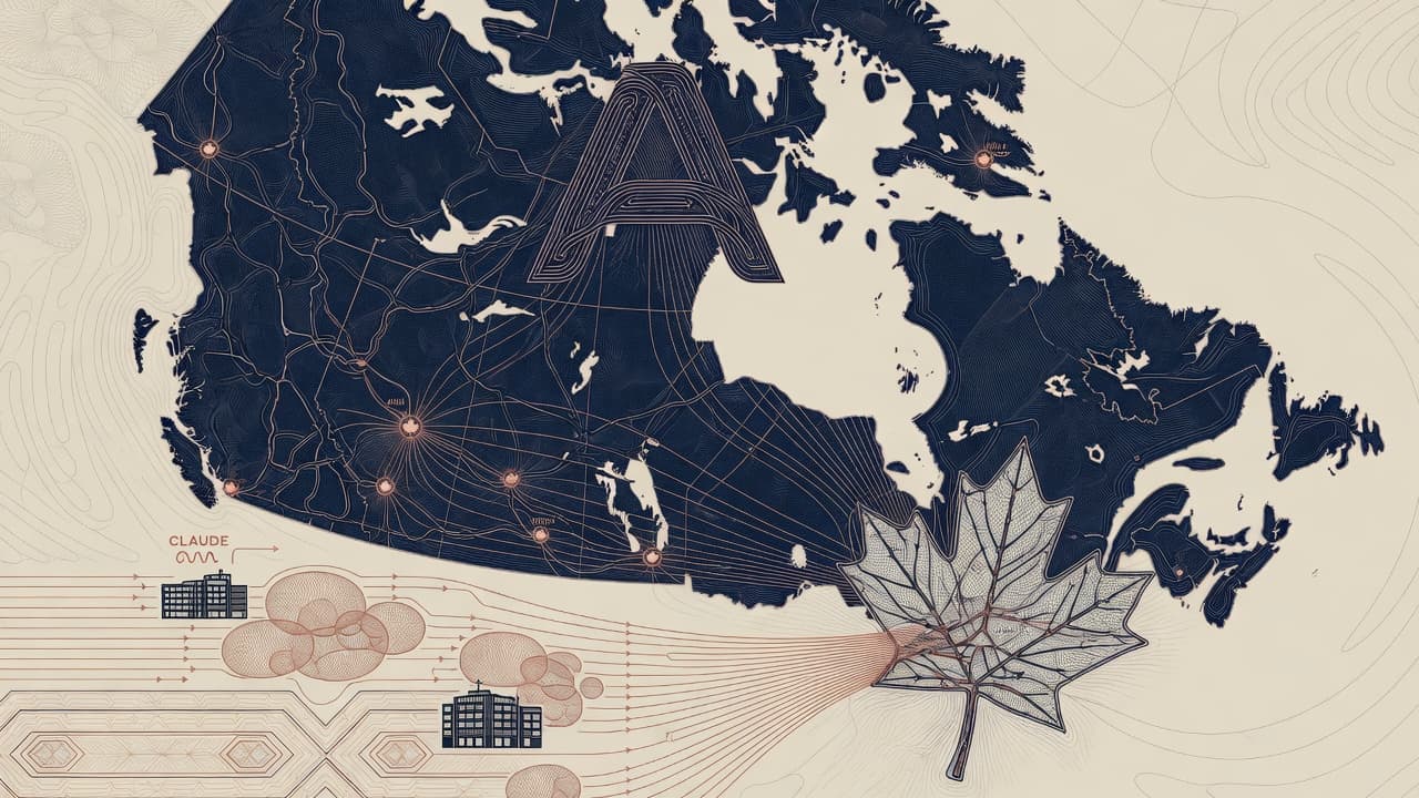 Cover illustration for Anthropic’s $10M CAD Canada Pledge: R&D Footprint, Not Compute Buy