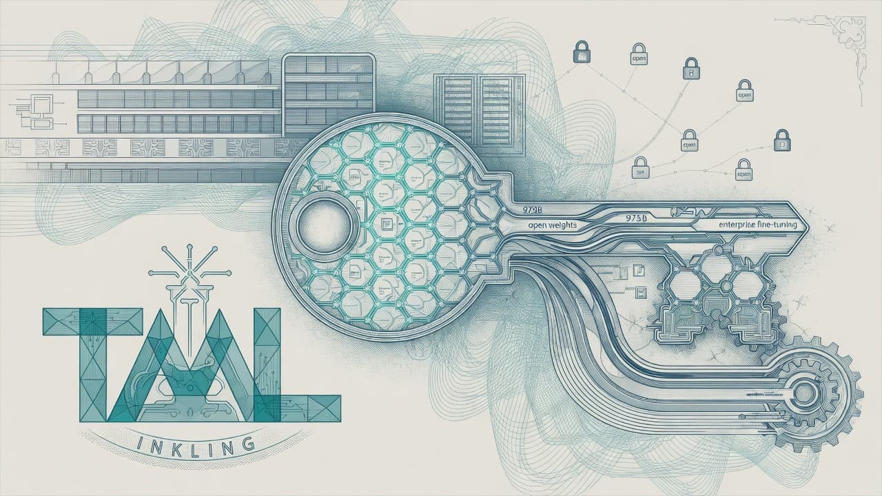 Cover illustration for Inkling: Murati’s Lab Bets on Customizable Open Bases, Not SOTA Chat