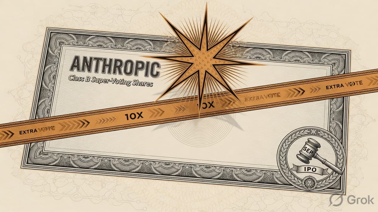Cover illustration for Anthropic Prepares Founder Super-Votes — the Move Its Trust Was Supposed to Make Unnecessary