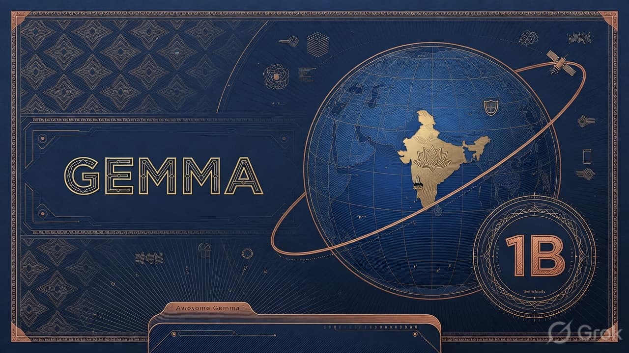 Cover illustration for Gemma’s Billion-Download Badge Is Distribution Infra — Not 1B Unique Users