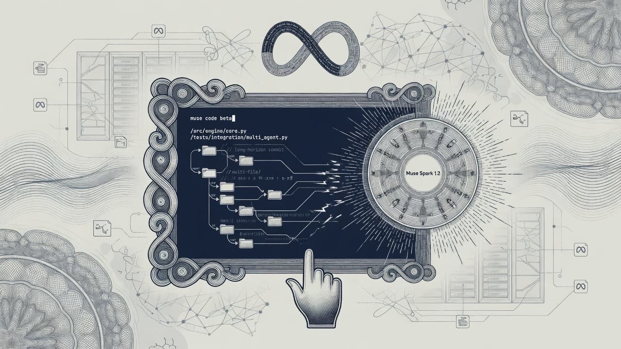Cover illustration for Muse Code Co-Trains the Harness — Spark 1.2 Alone Is Incomplete