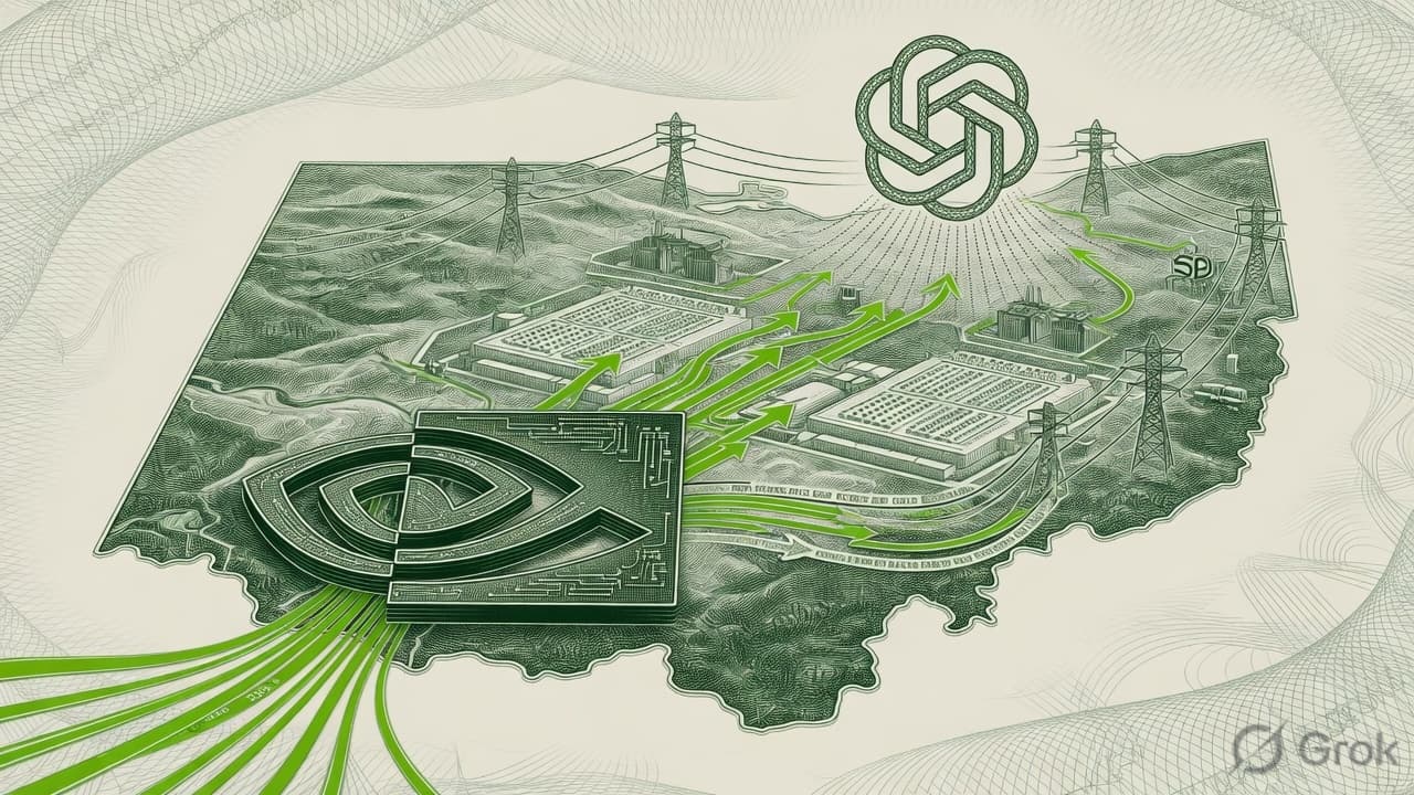 Cover illustration for PORTS-Pike Closes: $1.5B Into SB Energy and a $105B Nvidia Backstop