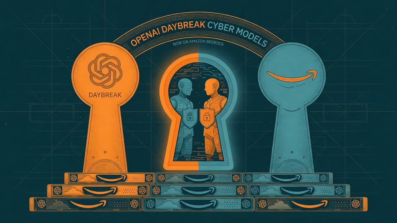 Cover illustration for Daybreak on Bedrock — Cyber Models Become Procurement-Real