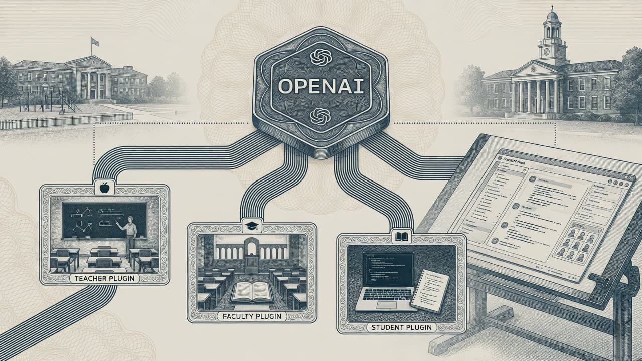 Cover illustration for Education Plugins Compete for District Control Planes — Not Student Chat