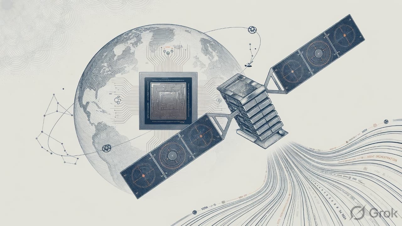 Cover illustration for xAI Takes Vera CPUs for Agents — and Plans a Vera Rubin Rack in Orbit