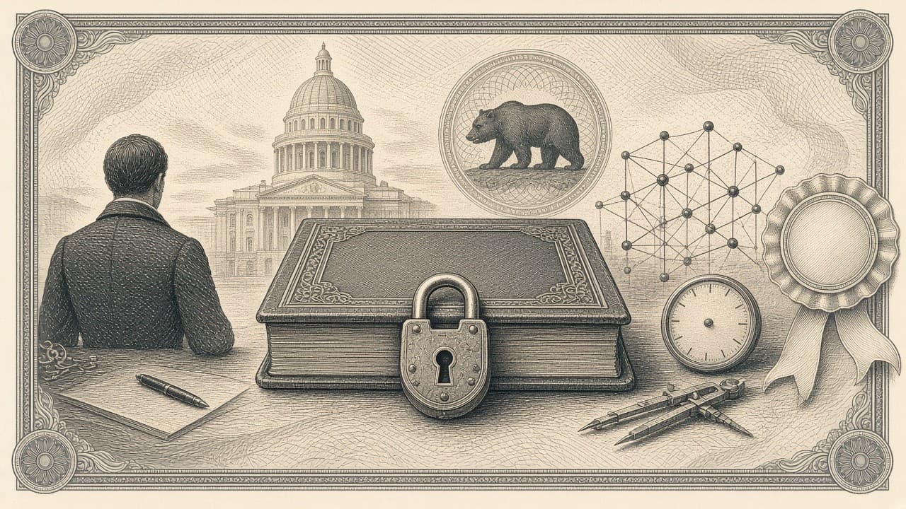 Cover illustration for California Sets a Statutory Workplace-AI Floor — Newsom Signs No Robo Bosses on Deadline