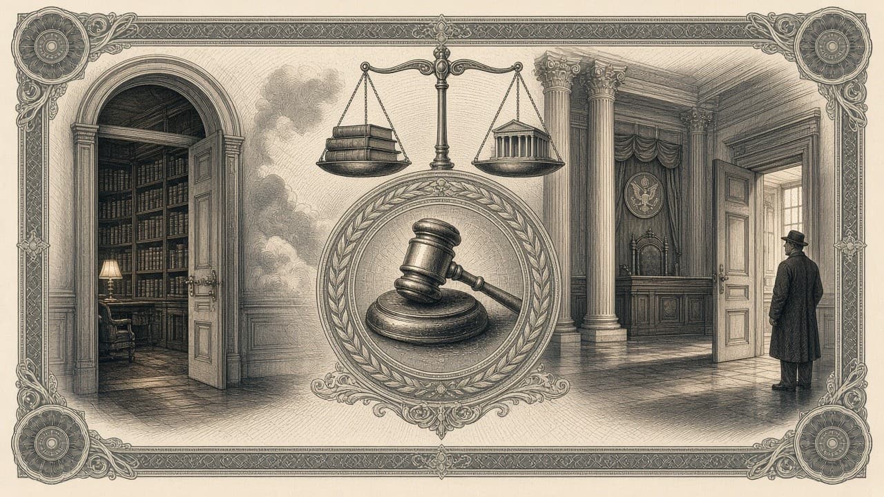 Cover illustration for Clio Buys Learned Hand — Legal AI Moves From Firms Into Judges’ Chambers