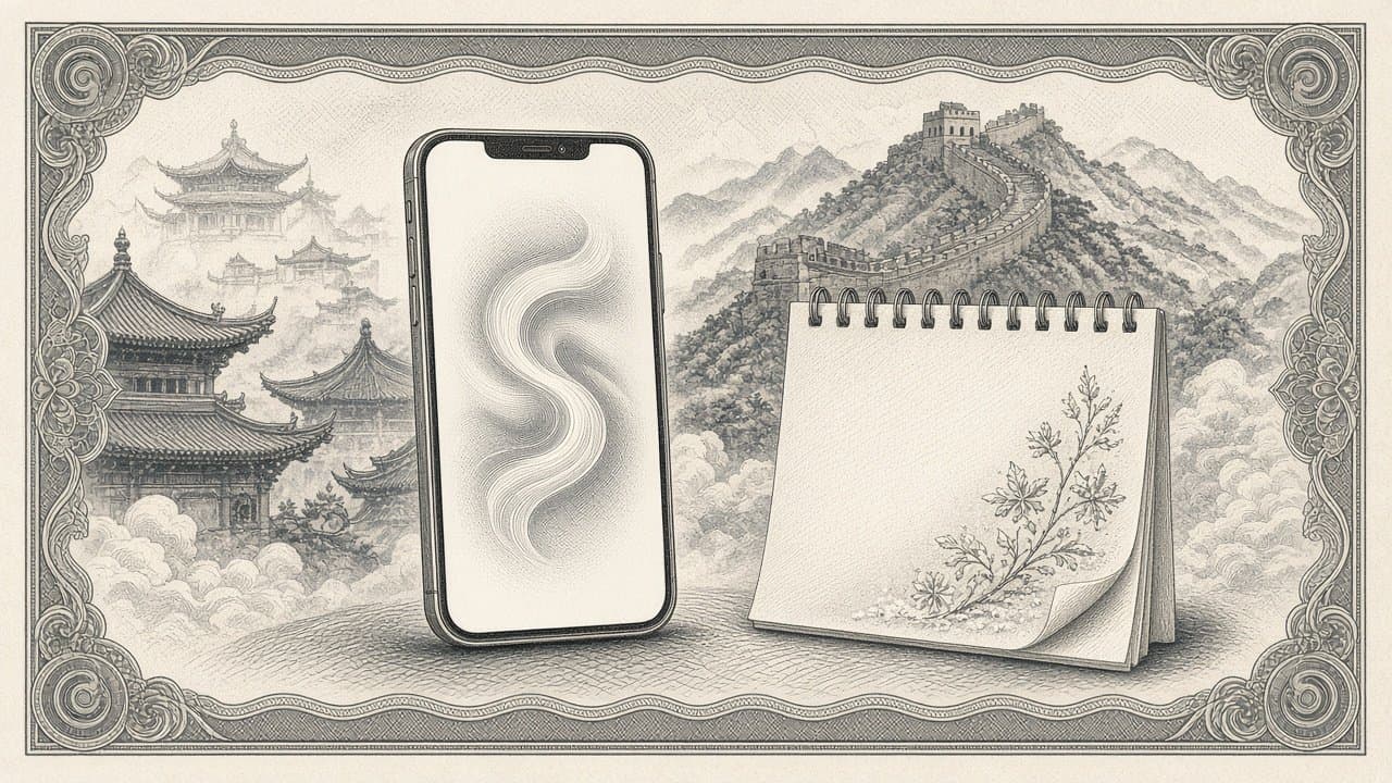 Cover illustration for Apple Plans December China Launch for Apple Intelligence on Alibaba Models, Bloomberg Reports