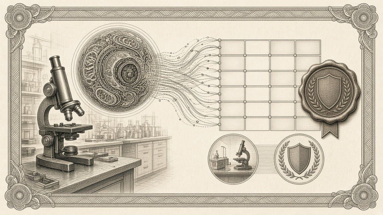 Cover illustration for Biohub's $1.8B Virtual Biology Stack Mixes New Cash With Prior Pledges