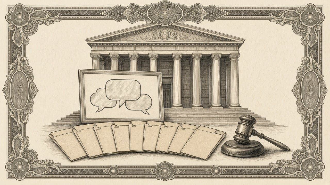 Cover illustration for Eight States Sue OpenAI, Alleging ChatGPT Is Unsafe for Children