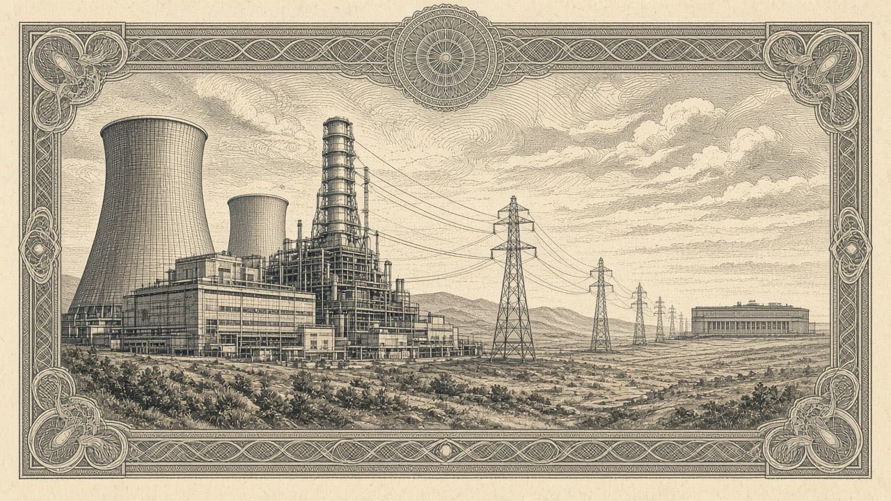 Cover illustration for Google Contracts 3.59 GW from Constellation — Only 890 MW Is New Nuclear