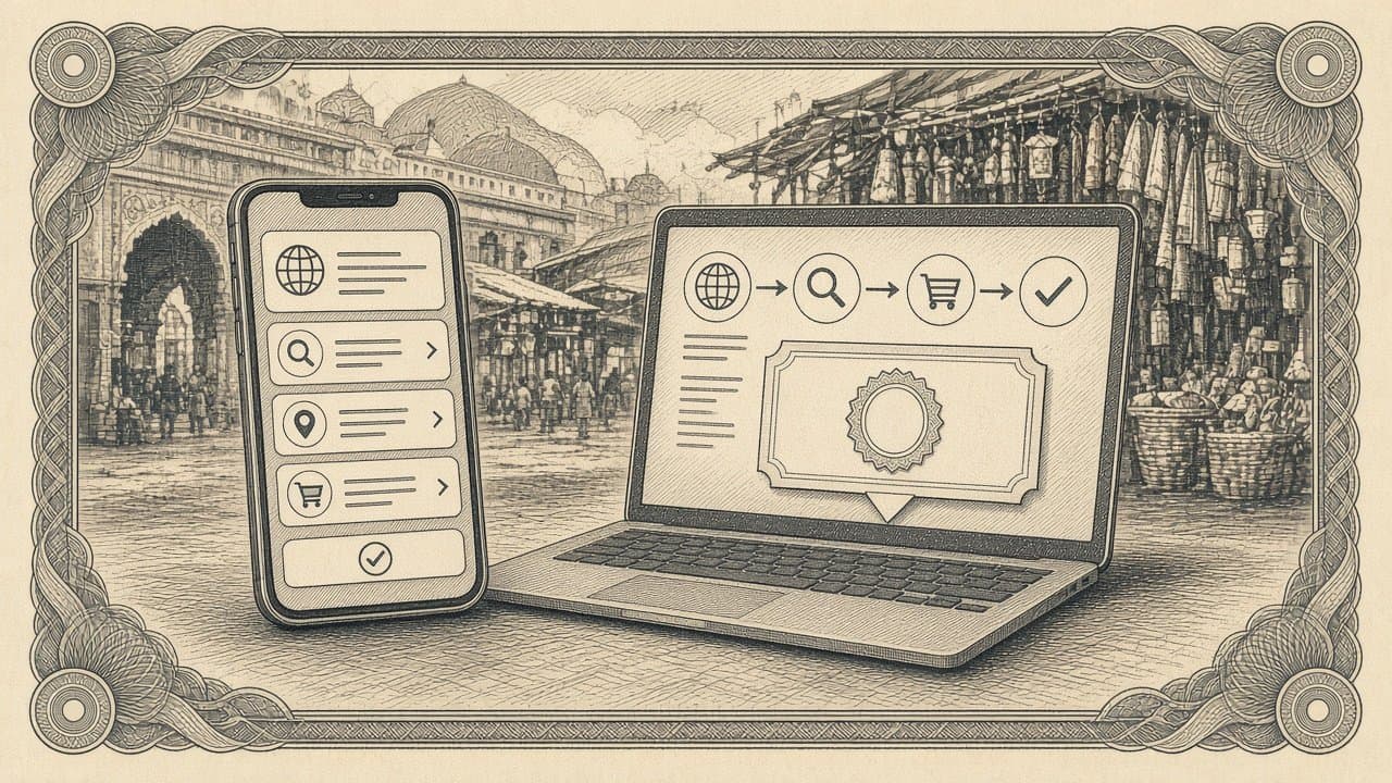 Cover illustration for Google Brings Gemini in Chrome Auto Browse to Paid Users in India — English Only