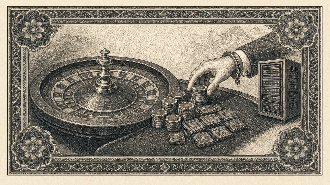 Cover illustration for Broadcom's Hock Tan: Capital, Not Chips, May Be AI's Biggest Constraint; Many Investors Are 'in a Casino'