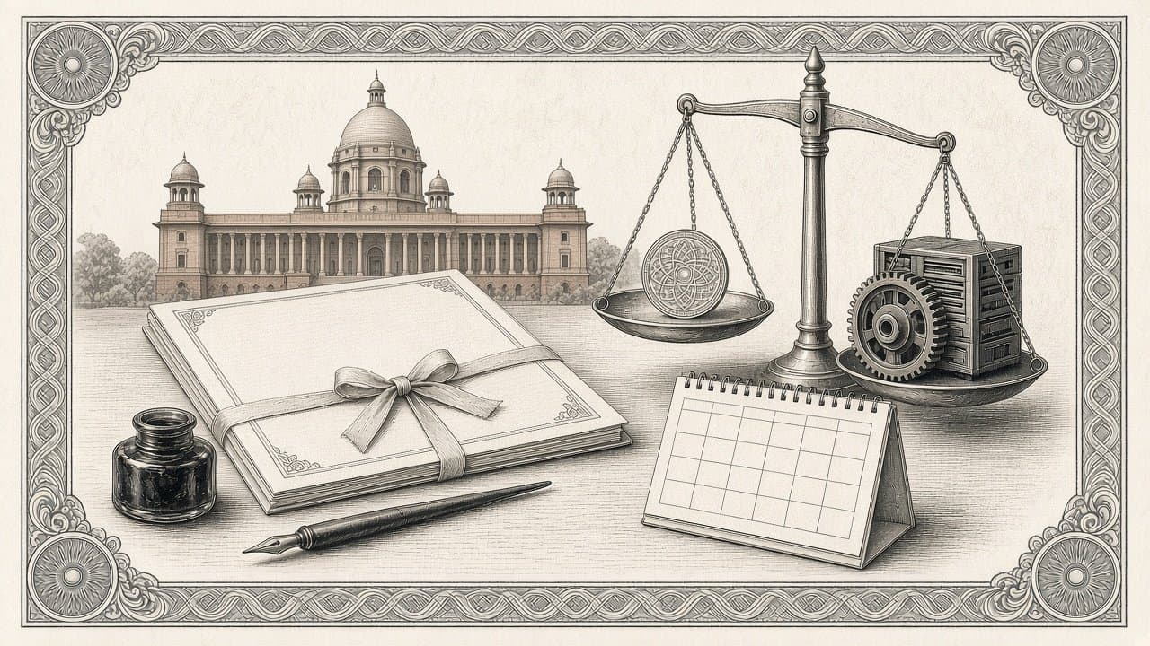 Cover illustration for India Promises an AI Regulation Consultation Paper Within a Month, With Industry Carrying the 'Bulk of the Responsibility'
