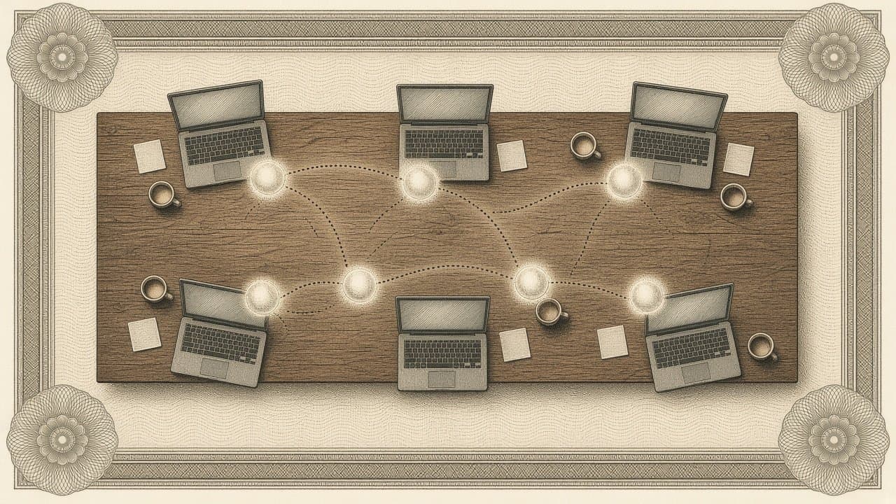 Cover illustration for Town Raises $108M Series B at a $1B Valuation for Team AI Assistants