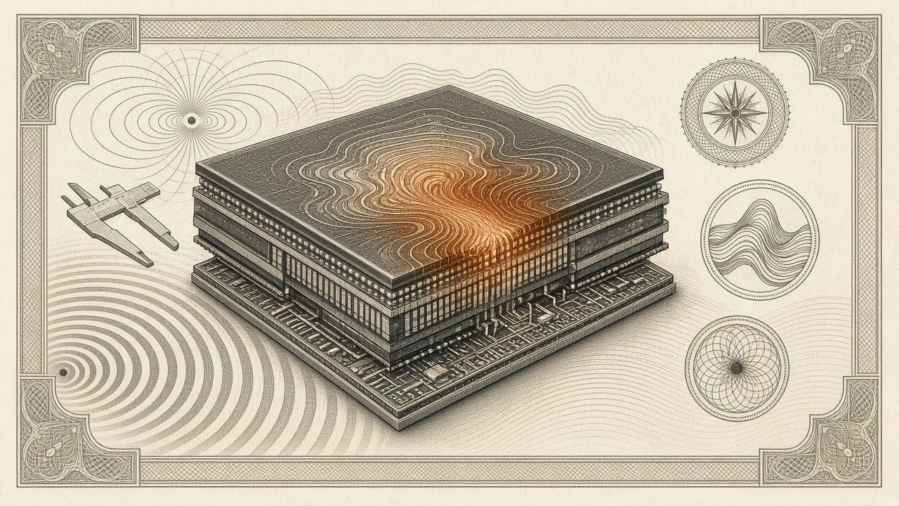 Cover illustration for Vinci Raises $250M Series B at $1.5B for Physics-AI Chip Simulation, With AMD Ventures In
